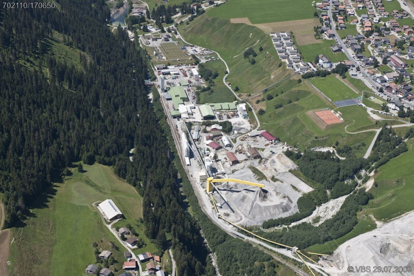 Sedrun, Camischolas, NEAT Baustelle